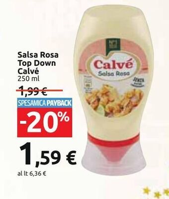 Carrefour Iper Salsa rosa top down calvé offerta