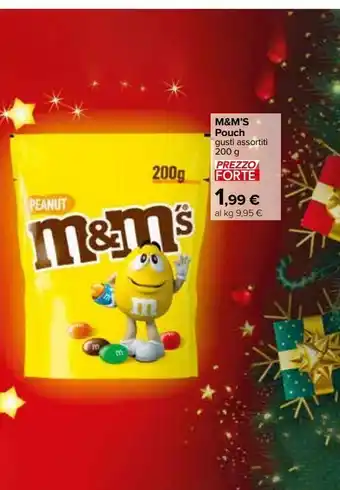 M&m's pouch gusti assortiti 200g