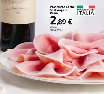 Carrefour Iper Prosciutto cotto sant'angelo pasini offerta