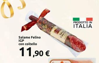 Carrefour Iper Salame felino igp con coltello offerta