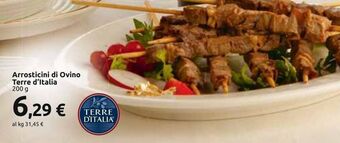 Carrefour Iper Arrosticini di ovino terre d'italia offerta