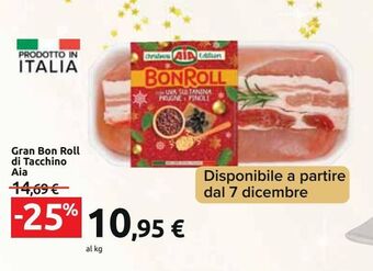 Carrefour Iper Gran bon roll di tacchino aia offerta