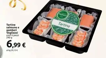 Carrefour Iper Tortine salmone e gamberi vogliazzi offerta