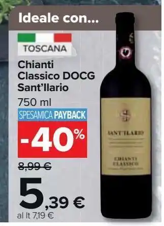 Carrefour Market Chianti classico docg sant'ilario offerta