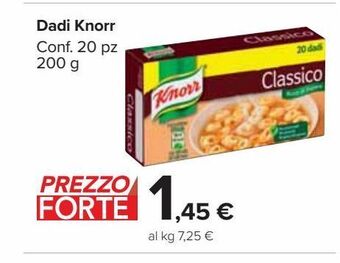 Carrefour Market Dadi knorr offerta