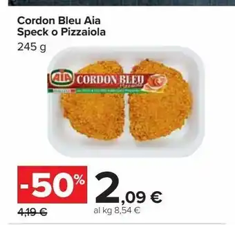 Carrefour Market Cordon bleu aia speck o pizzaiola offerta