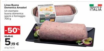 Carrefour Market Linea buona domenica amadori offerta