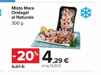 Carrefour Market Misto mare ondagel al naturale offerta