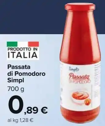 Carrefour Market Passata di pomodoro simpl offerta