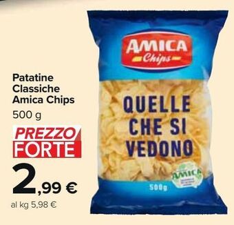 Carrefour Market Patatine classiche amica chips offerta
