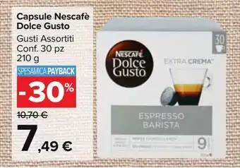 Carrefour Market Capsule nescafè dolce gusto offerta
