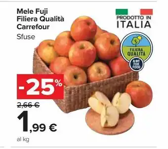 Carrefour Market Mele fuji filiera qualità carrefour offerta