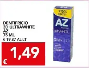 TuoDi AZ 3D Ultrawhite Dentifricio 75ml offerta