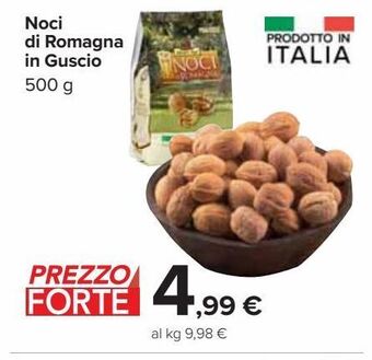 Carrefour Market Noci di romagna in guscio offerta