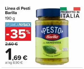 Carrefour Market Linea di pesti barilla offerta