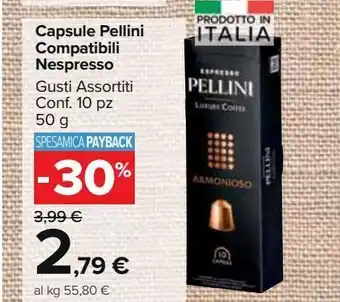 Carrefour Market Capsule pellini compatibili nespresso offerta