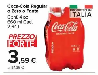 Carrefour Market Coca-cola regular o zero o fanta offerta
