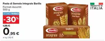 Carrefour Market Pasta di semola integrale barilla offerta
