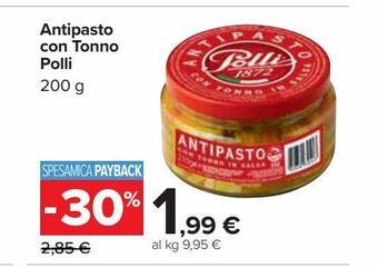 Carrefour Market Antipasto con tonno polli offerta