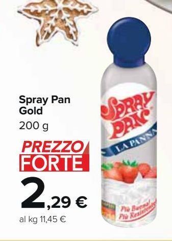 Carrefour Market Spray pan gold offerta