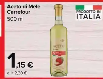 Carrefour Market Aceto di mele carrefour offerta