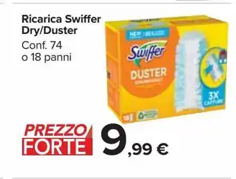 Carrefour Market Ricarica swiffer dry/ duster offerta