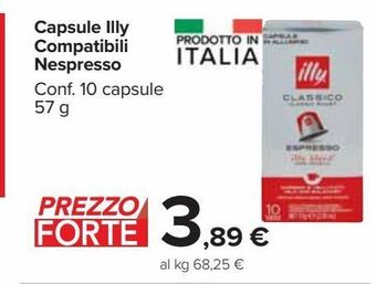 Carrefour Market Capsule illy compatibili nespresso offerta