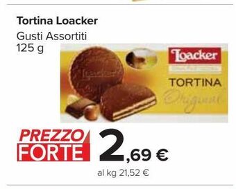 Carrefour Market Tortina loacker offerta