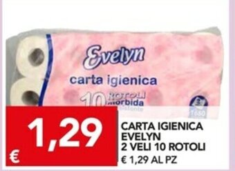 TuoDi Evelyn Carta Igienica 2 Veli 10 Rotoli offerta