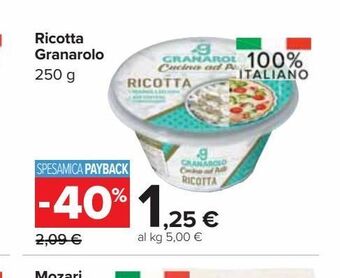 Carrefour Market Ricotta granarolo offerta