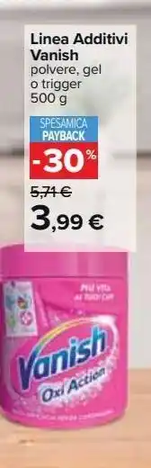 Carrefour Market Linea additivi vanish offerta