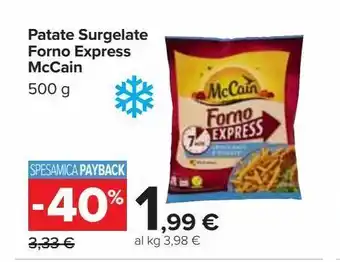 Carrefour Market Patate surgelate forno express mccain offerta