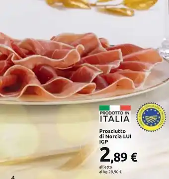 Carrefour Market Prosciutto di norica lui igp offerta