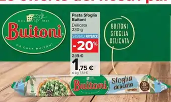 Carrefour Market Pasta sfoglia buitoni offerta