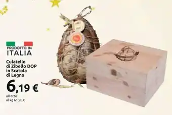Carrefour Market Culatello di zibello dop in scatola di legno offerta