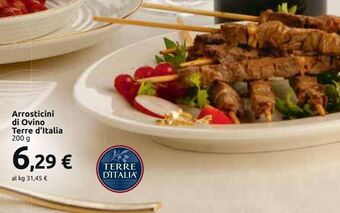 Carrefour Market Arrosticini di ovino terre d'italia offerta