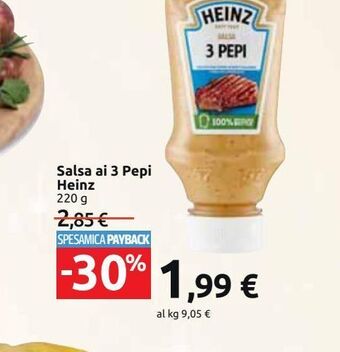 Carrefour Market Salsa ai 3 pepi heinz offerta