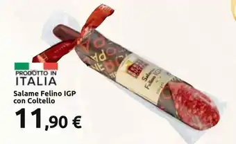 Carrefour Market Salame felino igp con coltello offerta