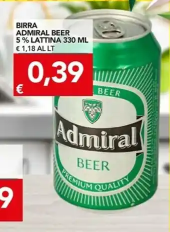 TuoDi Admiral Beer Birra 5% Lattina 330ml offerta