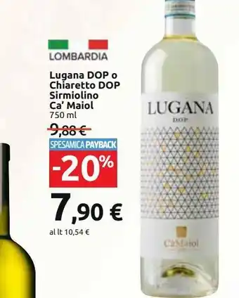 Carrefour Market Lugana dop o chiaretto dop sirmiolino ca' maiol offerta