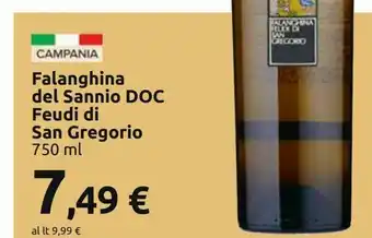 Carrefour Market Falanghina del sannio doc feudi di san gregorio offerta