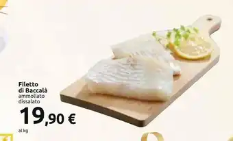 Carrefour Market Filetto di baccala offerta