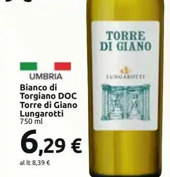 Carrefour Market Bianco di torgiano doc torre di giano lungarotti offerta