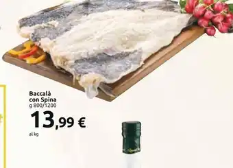 Carrefour Market Baccala con spina offerta