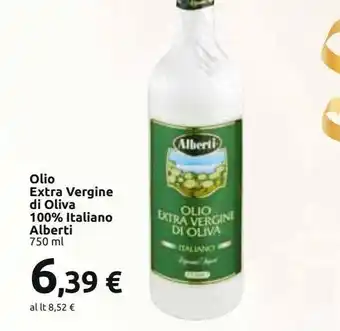 Carrefour Market Olio extra vergine di oliva 100% italiano alberti offerta