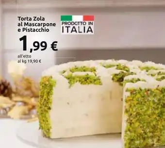 Carrefour Market Torta zola al mascarpone e pistacchio offerta