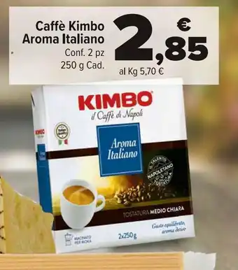 Carrefour Market Caffè kimbo aroma italiano offerta