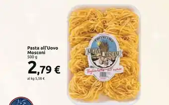 Carrefour Market Pasta all'uovo mosconi offerta