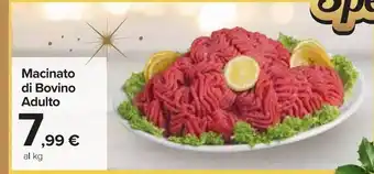 Carrefour Market Macinato di bovino adulto offerta