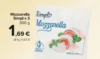 Carrefour Market Mozzarella simpl offerta